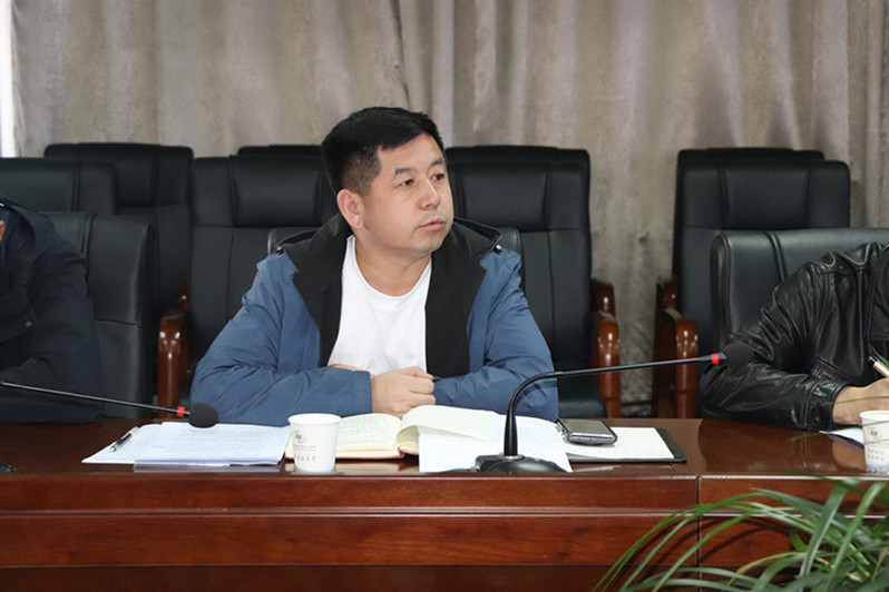 后勤党总支书记李晓飞同志作总结讲话