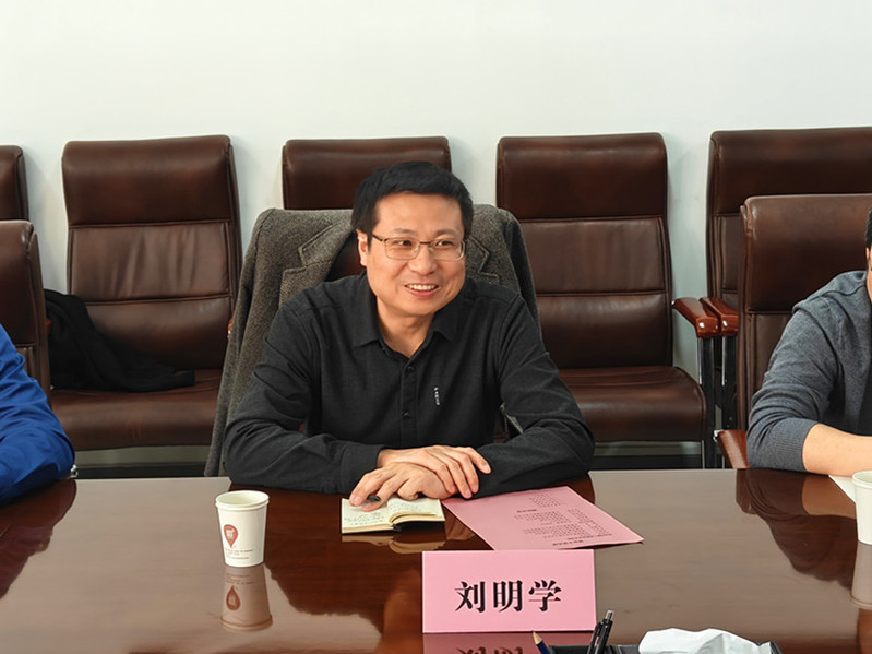 刘明学副校长在与西北大学座谈会上进行交流发言