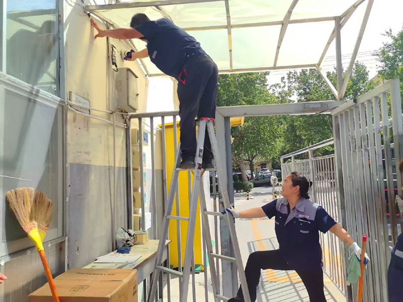 处理高层线路串管问题，严防安全事故产生