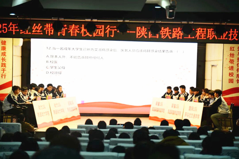 防艾知识竞赛现场