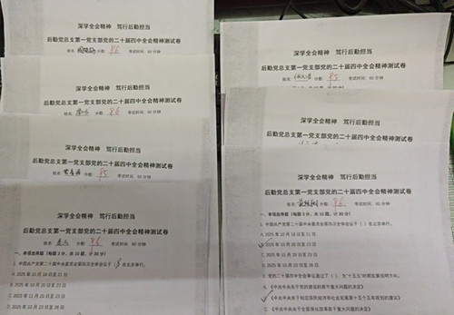 答题成绩（部分党员和入党积极分子）