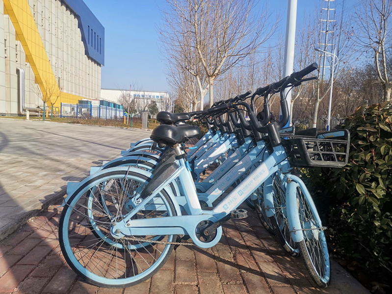 共享单车有序停放